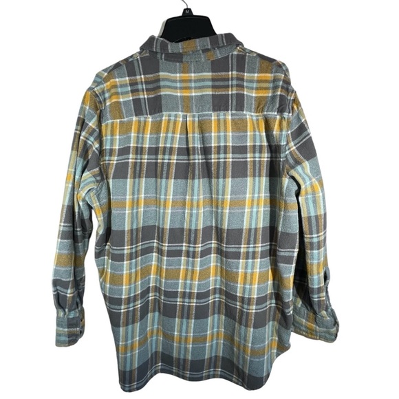 Aerie Women's Anytime Fave Plaid flannel Shirt. Size Large w/matching shirt. - Picture 2 of 6